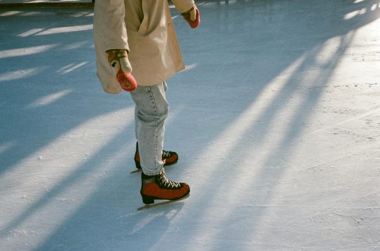 Ice skating
